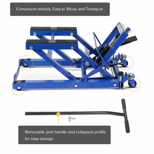 Motorcycle Lift 1500 lb. Hydraulic Motorcycle Lift/Utility Vehicle Lift Jack - Image 6
