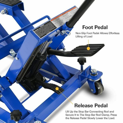 Motorcycle Lift 1500 lb. Hydraulic Motorcycle Lift/Utility Vehicle Lift Jack - Image 8