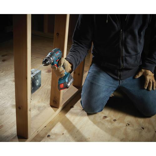 Bosch 18V 4-Tool Combo Kit with 1-2 In. Drill-Driver, 1-4 In and 1-2 In. Impact Driver, Reciprocating Saw and LED Worklight - GXL18V-496B22 - Image 2