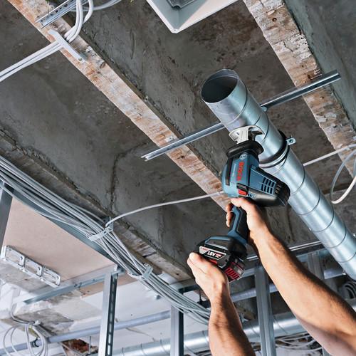 Bosch 18V 4-Tool Combo Kit with 1-2 In. Drill-Driver, 1-4 In and 1-2 In. Impact Driver, Reciprocating Saw and LED Worklight - GXL18V-496B22 - Image 7