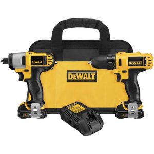 DEWALT 12V MAX 1.5 Ah Cordless Lithium-Ion 3/8 in. Drill Driver and Impact Driver Combo Kit - DCK211S2