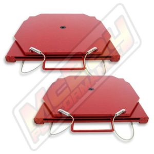 Alignment Turn Plate Set Table Red Steel Passenger Car Truck Hunter FMC Rack USA
