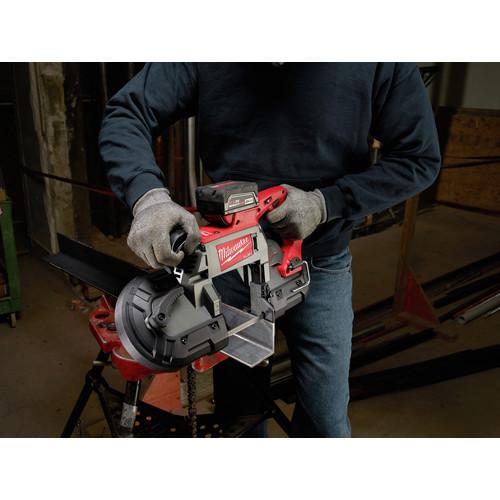 Milwaukee 2729-22 M18 FUEL Cordless Lithium-Ion Deep Cut Band Saw with 2 XC 5.0 Ah Batteries - Image 8