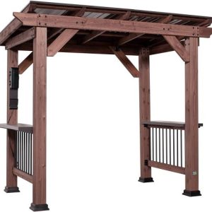 Backyard Discovery Saxony Wooden Grill Gazebo