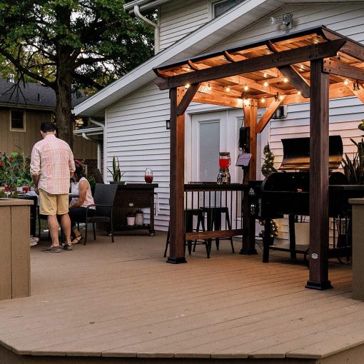 Backyard Discovery Saxony Wooden Grill Gazebo - Image 2
