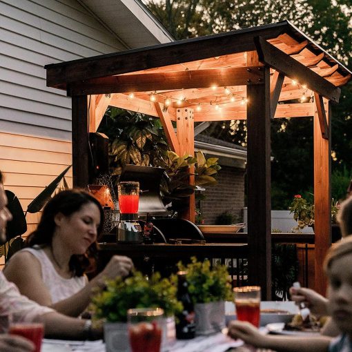 Backyard Discovery Saxony Wooden Grill Gazebo - Image 6