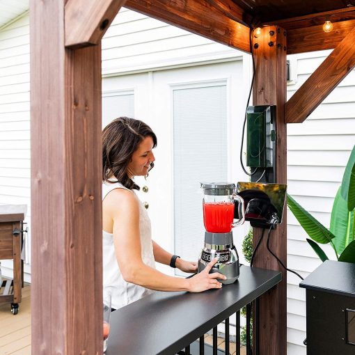 Backyard Discovery Saxony Wooden Grill Gazebo - Image 7