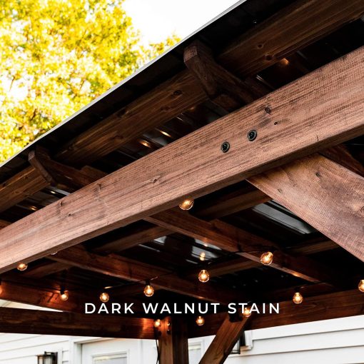 Backyard Discovery Saxony Wooden Grill Gazebo - Image 10