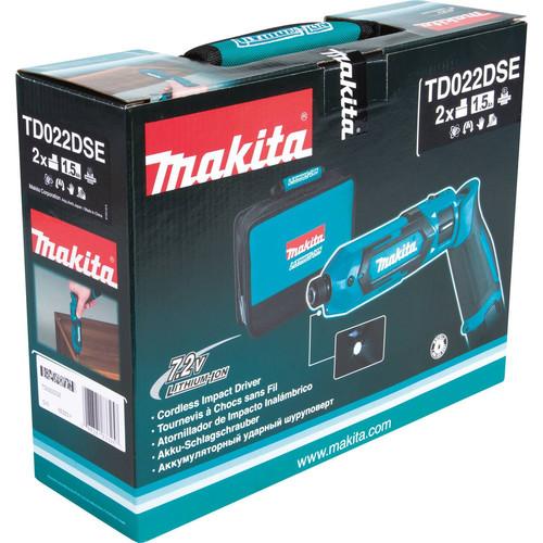 Makita 7.2V 1.5 Ah Cordless Lithium-Ion Impact Driver Kit - TD022DSE - Image 10