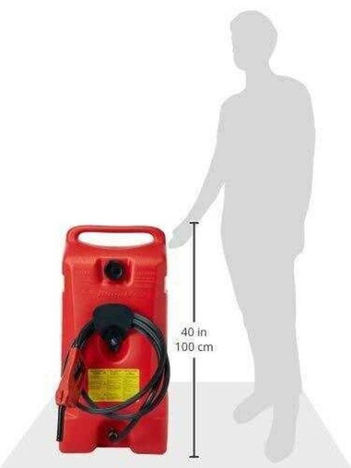 DuraMax Flo n* Go LE Fluid Transfer Pump and 14-Gallon Rolling Gas Can - Image 3