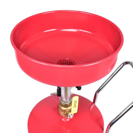 AAIN Pressurized Air Operated 18 Gallon Portable Industrial Fluid Oil Drain Tank - Image 2