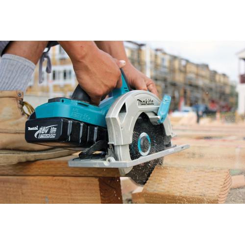 Makita 18V X2 (36V) LXT Cordless Cordless Lithium-Ion 7-1/4 in. Circular Saw (Tool Only) - XSH01Z - Image 6