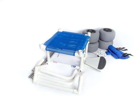 Beach/All Terrain Wheelchair, 12" Balloon Tires for Soft Sand, Easily Disassembles - Image 3