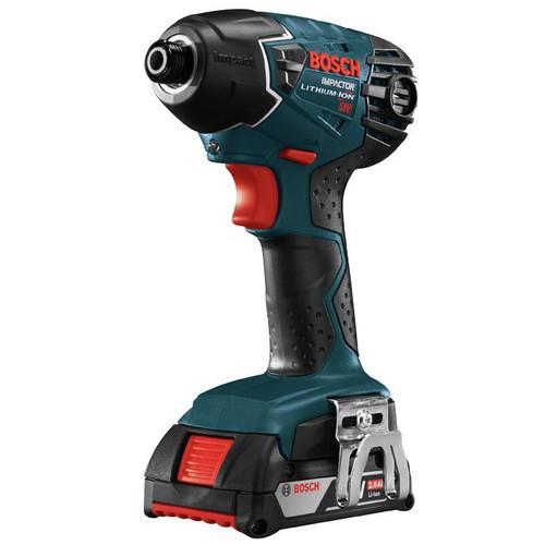 Factory Reconditioned Bosch 18V 4.0 Ah Cordless Lithium-Ion Brute Tough Hammer Drill and Hex Impact Driver Combo Kit - CLPK222-181-RT - Image 3