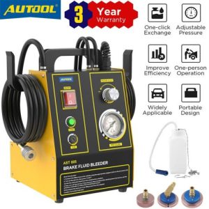 AUTOOL AST605 Electric Car Brake Fluid Bleeder Oil Exchange Machine Four Pump