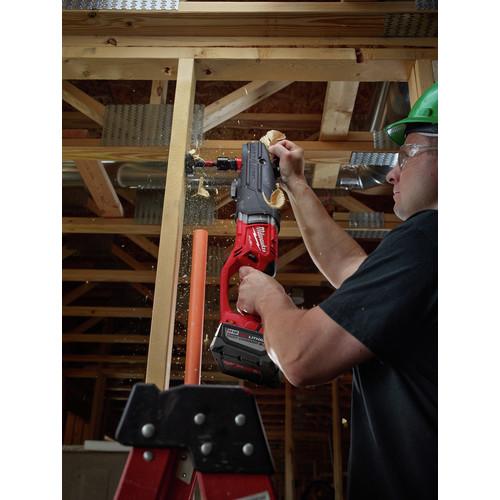 Milwaukee 2711-22HD M18 FUEL SUPER HAWG Lithium-Ion 1/2 in. Cordless Right Angle Drill Kit with QUIK-LOK (9 Ah) - Image 11