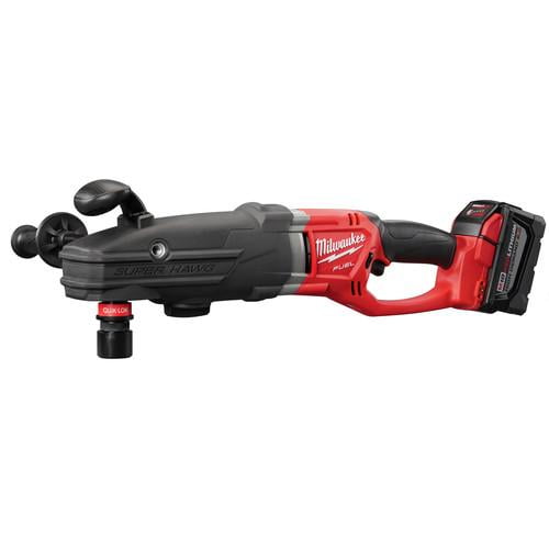 Milwaukee 2711-22HD M18 FUEL SUPER HAWG Lithium-Ion 1/2 in. Cordless Right Angle Drill Kit with QUIK-LOK (9 Ah) - Image 15
