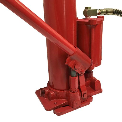 8 Ton Air Hydraulic Long Ram Jack Bottom Adapter Plate Cherry Crane Shop Engine - Image 4
