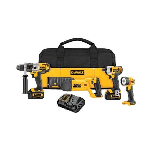 DEWALT 20V MAX Cordless Lithium-Ion 4-Tool Premium Combo Kit - DCK492L2