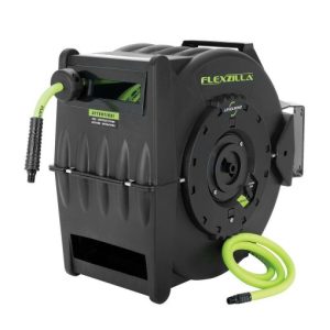 Legacy L8306FZ Levelwind Retrable Hose Reel & 75' Flexzilla Hose