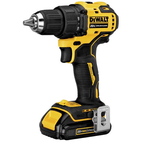DEWALT ATOMIC 20V MAX Brushless Compact 1/2 in. Cordless Drill Driver Kit (1.5 Ah) - DCD708C2 - Image 2