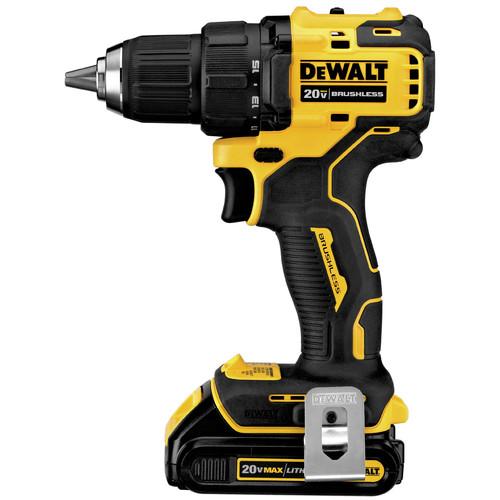 DEWALT ATOMIC 20V MAX Brushless Compact 1/2 in. Cordless Drill Driver Kit (1.5 Ah) - DCD708C2 - Image 3