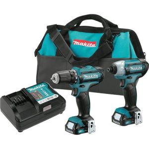 Makita CXT 12V max Lithium-Ion 1/4 in. Impact Driver and 3/8 in. Drill Driver Combo Kit - CT226