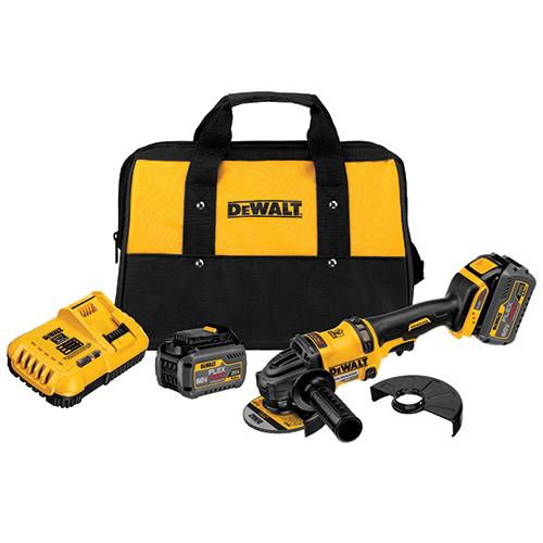 DEWALT FlexVolt 60V MAX Cordless Lithium-Ion 4-1/2 in. – 6 in. Grinder with Batteries - DCG414T2