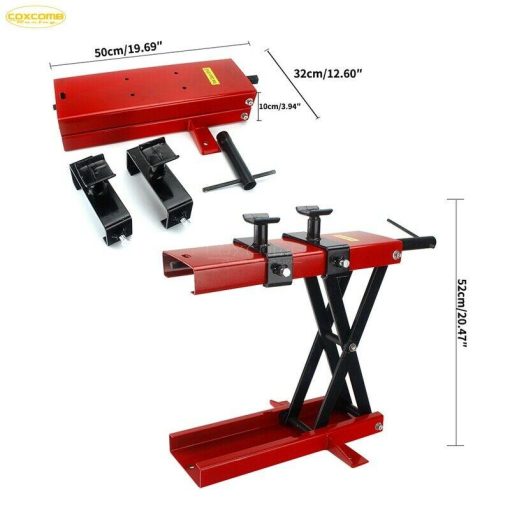 1100 LB Mini Scissor Motorcycle Center Scissor Lift Jack Hoist Stand Bikes ATVs - Image 4