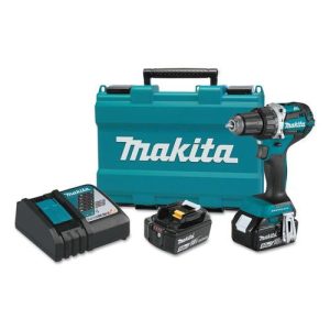 Makita 18V LXT Lithium-Ion Brushless Compact 1/2 in. Cordless Drill Driver Kit (5 Ah) - XFD12T
