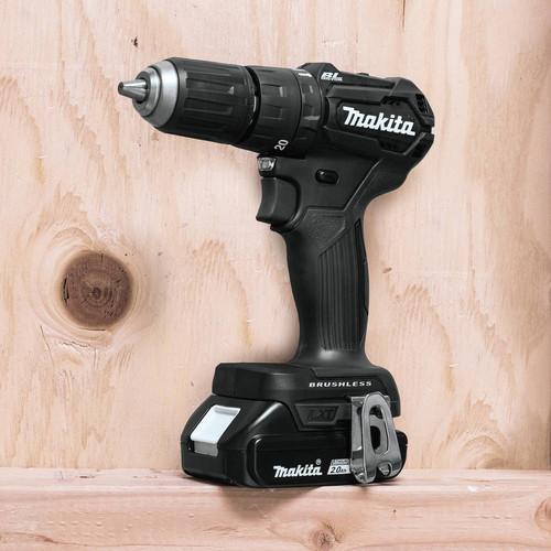 Makita 18V LXT Lithium-Ion Brushless Sub-Compact 1/2 in. Cordless Hammer Drill Driver Kit (2 Ah) - XPH11RB - Image 5