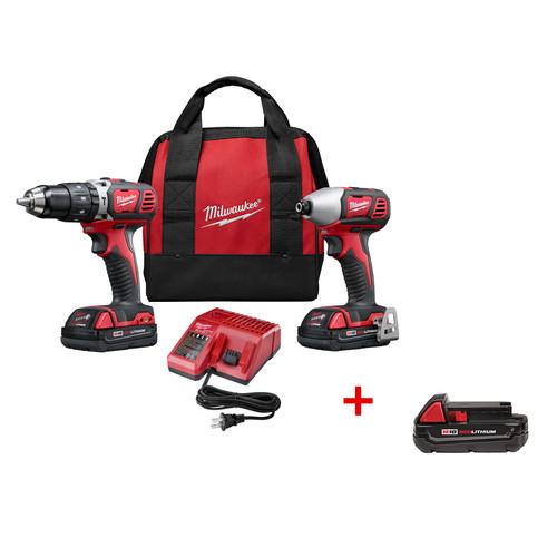 Milwaukee 2697-22CTP M18 Cordless 2-Tool Combo Kit