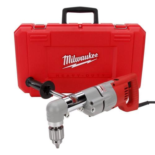Milwaukee 3002-1 7 Amp 1/2 in. Corded Right Angle Drill with D-Handle and Case