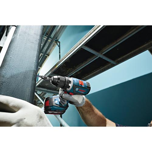 Factory Reconditioned Bosch 18V Lithium-Ion EC Brushless Compact Tough 1/2 in. Cordless Drill Driver Kit (4 Ah) - DDS183-01-RT - Image 6