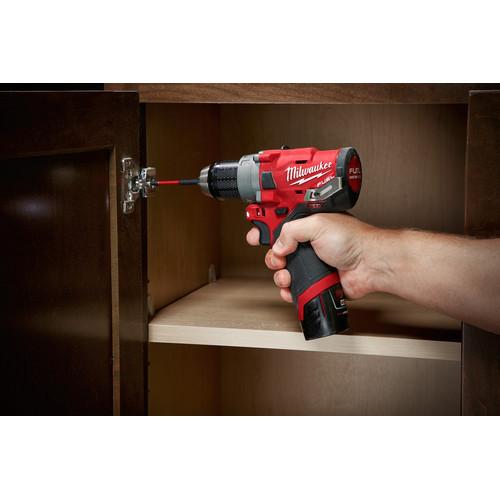 Milwaukee 2504-22 M12 FUEL Lithium-Ion 1/2 in. Cordless Hammer Drill Kit (2 Ah – 4 Ah) - Image 13
