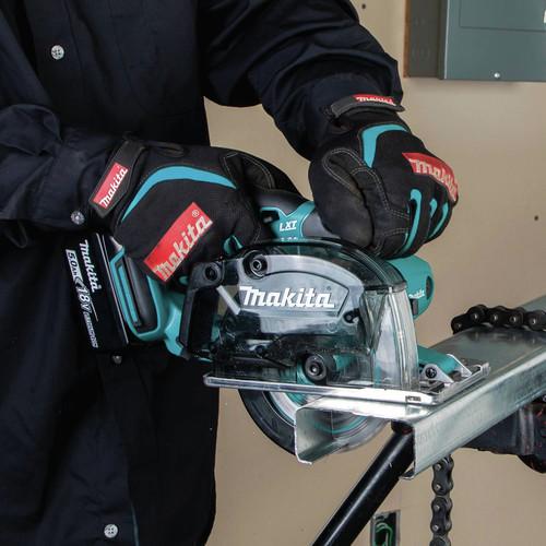 Makita 18V LXT Cordless Lithium-Ion 5-3/8 in. Metal Cutting Saw Kit with Electric Brake and Chip Collector (5 Ah) - XSC03T - Image 15