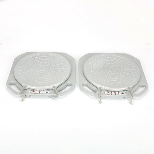 2 Wheel Alignment Turntable Plates 11,000 LBS Load Capacity + Bridge Blocks - Image 5