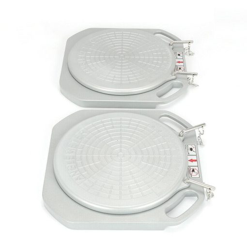 2 Wheel Alignment Turntable Plates 11,000 LBS Load Capacity + Bridge Blocks - Image 6