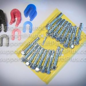 2-Post Auto Lift Installation/Relocation Kit – 16 Anchors, Shims & Spotting DIsh