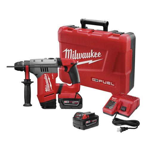 Milwaukee 2715-22 M18 FUEL Lithium-Ion 1-1/8 in. SDS Plus Rotary Hammer Kit