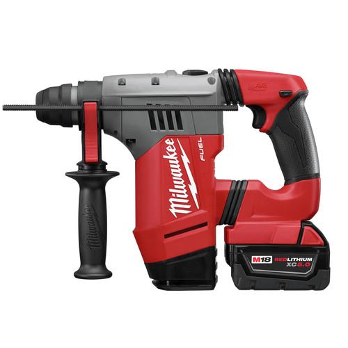 Milwaukee 2715-22 M18 FUEL Lithium-Ion 1-1/8 in. SDS Plus Rotary Hammer Kit - Image 3