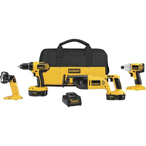 DEWALT 18V Compact Cordless 4-Tool Combo Kit - DCK425C
