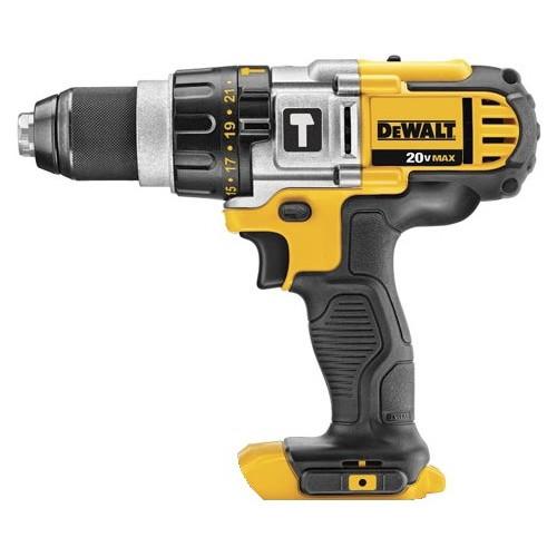 Factory Reconditioned DEWALT 20V MAX Lithium-Ion Premium 3-Speed 1/2 in. Cordless Hammer Drill (Tool Only) - DCD985BR