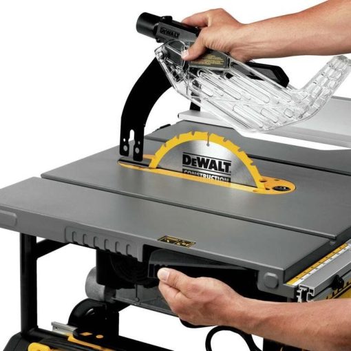 DEWALT 10 in. 15 Amp Site-Pro Compact Jobsite Table Saw with Rolling Stand - DWE7491RS - Image 4
