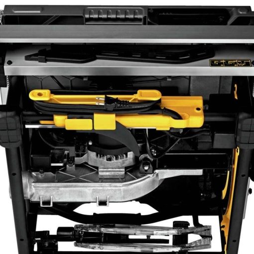 DEWALT 10 in. 15 Amp Site-Pro Compact Jobsite Table Saw with Rolling Stand - DWE7491RS - Image 6