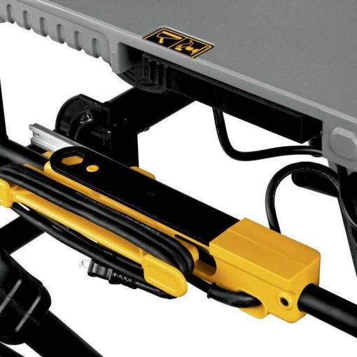 DEWALT 10 in. 15 Amp Site-Pro Compact Jobsite Table Saw with Rolling Stand - DWE7491RS - Image 8