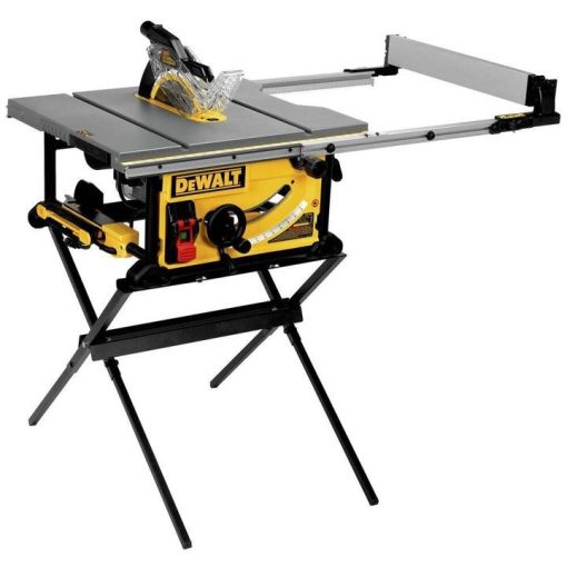 DEWALT 10 in. 15 Amp Site-Pro Compact Jobsite Table Saw with Rolling Stand - DWE7491RS - Image 11