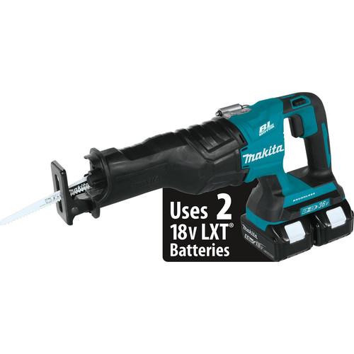 Makita 18V X2 LXT Lithium-Ion (36V) Brushless Cordless Recipro Saw Kit (5.0Ah) - XRJ06PT - Image 2