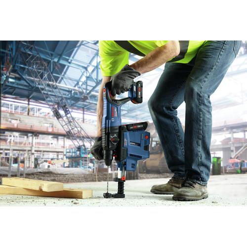 Bosch 18V EC Brushless SDS-Plus Bulldog 1 in. Rotary Hammer Kit with CORE18V 4.0 Ah Compact Battery - GBH18V-26DK15 - Image 7