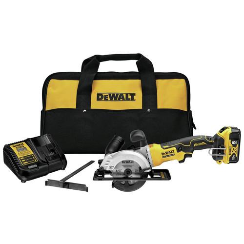 DEWALT ATOMIC 20V MAX 5 Ah Brushless 4-1/2 in. Circular Saw Kit - DCS571P1 - Image 2